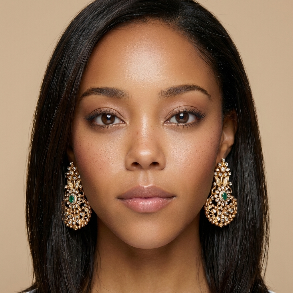 Arabic Jewelry After AI modeling